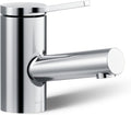 KOHLER K-33590-4K-CP Elate® Short Single-Handle Bathroom Sink Faucet, Single-Handle Bathroom Faucets, 1.0 GPM, Polished Chrome
