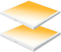 2x2 LED Flat Panel Light Surface Mount, 40W-30W-20W & 3000K-4000K-5000K Selectable, 0-10V Dimmable, 24 Inch Square Flush Mount Ceiling Fixture for Kitchen, Shop, 100-277V, ETL, 2 Pack,White