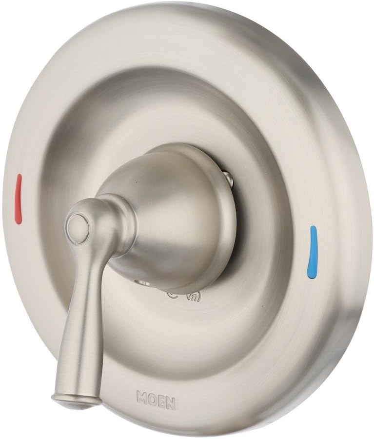 Moen Tub and Shower Faucet 1 Handle Banbury Brushed Finish Nickel Material