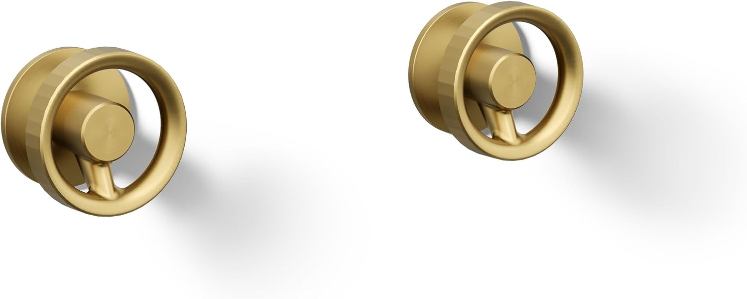 Kohler T77981-9-2MB Components Plumbing Fixtures, Vibrant Brushed Moderne Brass