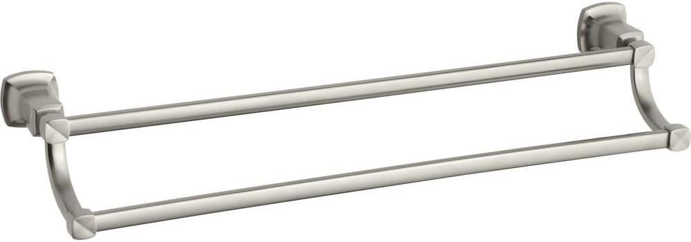 Kohler K-16253-BN Margaux 24' Double Towel Bar Vibrant Brushed Nickel