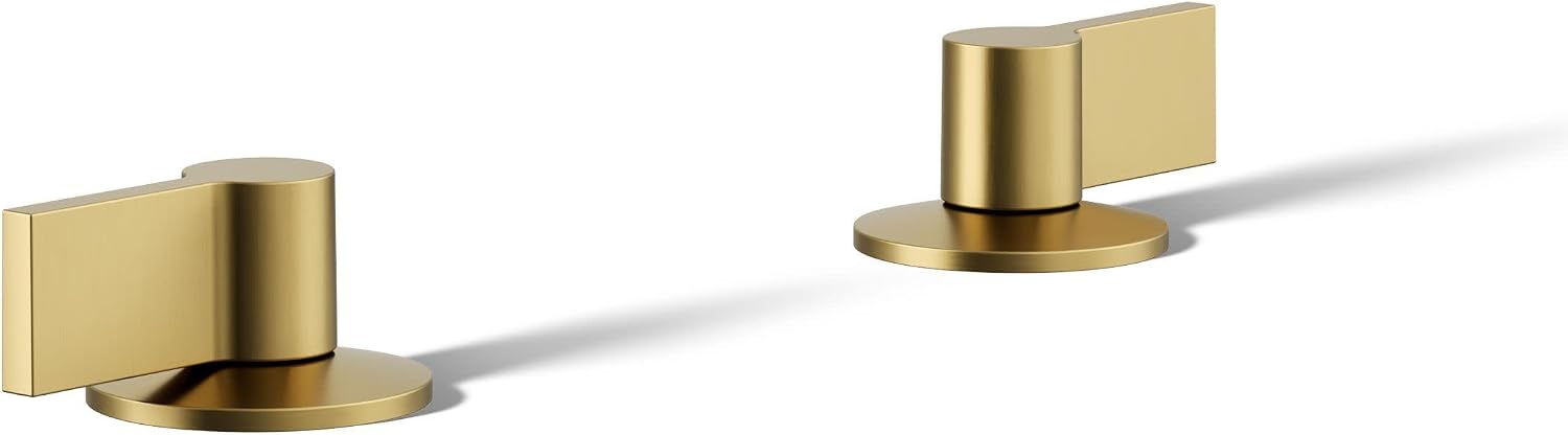 Kohler 77974-4-2MB Components Plumbing Fixtures, Vibrant Brushed Moderne Brass