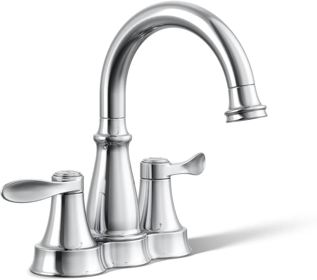 KOHLER K-27378-4K-CP Bellera® Centerset Bathroom Sink Faucet, 1.0 GPM, Corrosion Resistant, Polished Chrome
