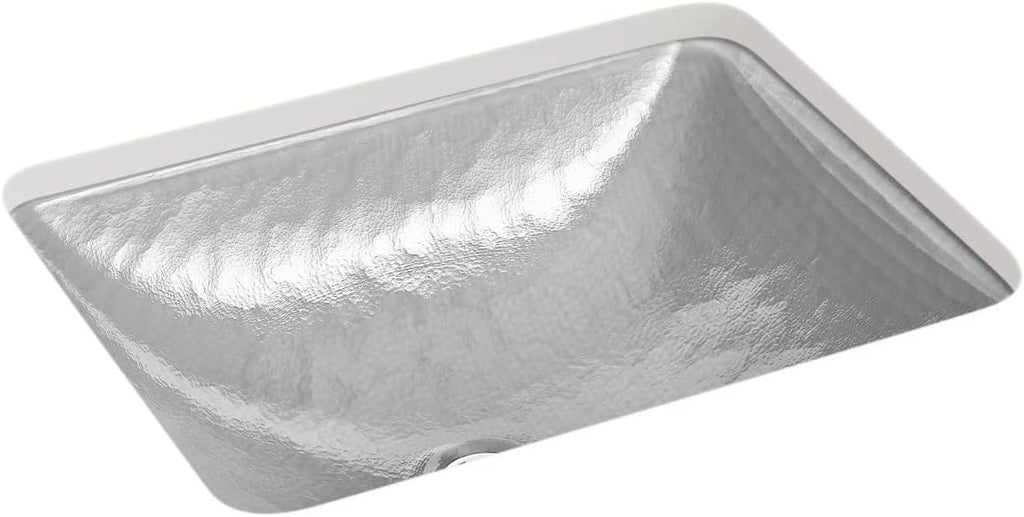 KOHLER K-28823-G8-B11 ARTIST EDITIONS Yepsen Collection Glass Undermount Bathroom Sink 17'' x 13''Rectangle Basin Opaque Stone