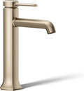 Kohler 27003-4-BV Occasion® Tall Single-Handle Bathroom Sink Faucet, 1.2 gpm, Vibrant Brushed Bronze