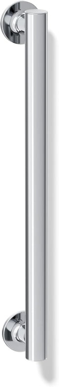 KOHLER 11892-S Purist 18' Grab Bar for Bathtubs and Showers, Wall-Mount Grab Bars for Bathroom, Polished Stainless