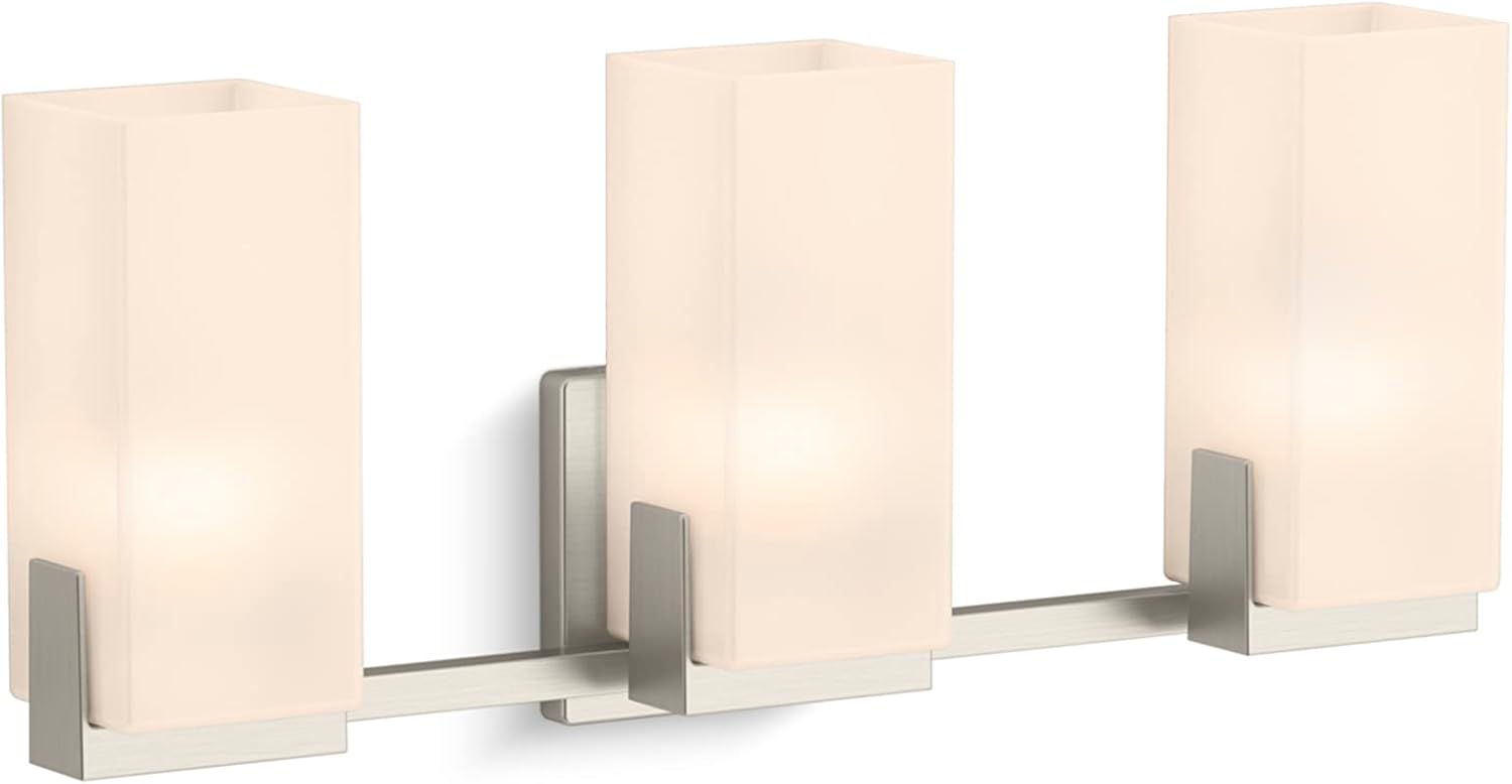 Kohler 3-Light Sconce - Matte Black Honesty Collection