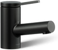 Kohler K-33590-4-BL Elate® Short Single-Handle Bathroom Sink Faucet, Bathroom Faucets, 1.2 GPM, Matte Black