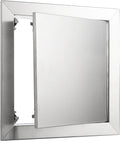 Stainless Steel Access Panel - 10x10in Outdoor Kitchen Access Door for BBQ Pit, Perfect for Drywall, Plumbing, Electrical, Weather-Resistant & Durable Access Solution