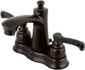 Kingston Brass FB7615FL 4 in. Centerset Bathroom Faucet, Oil Rubbed Bronze