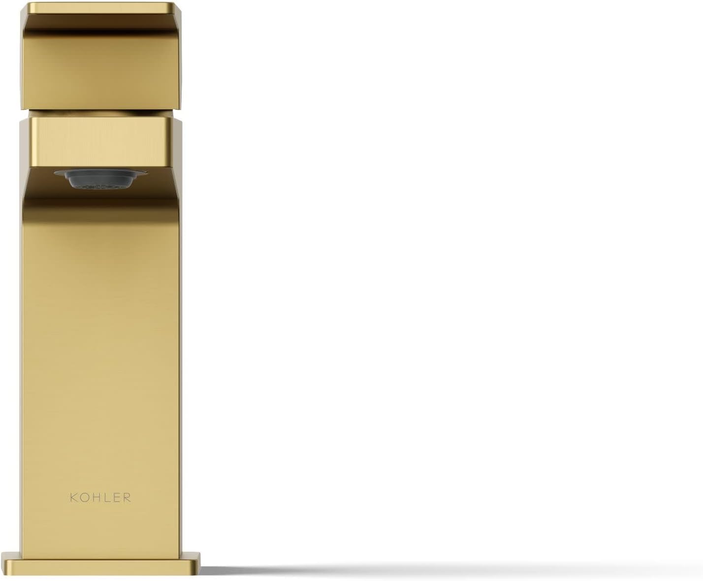 Kohler K-37889-4-2MB Honesty® Single-Handle Bathroom Sink Faucet, Bathroom Faucets, 1.2 GPM, Vibrant Brushed Moderne Brass