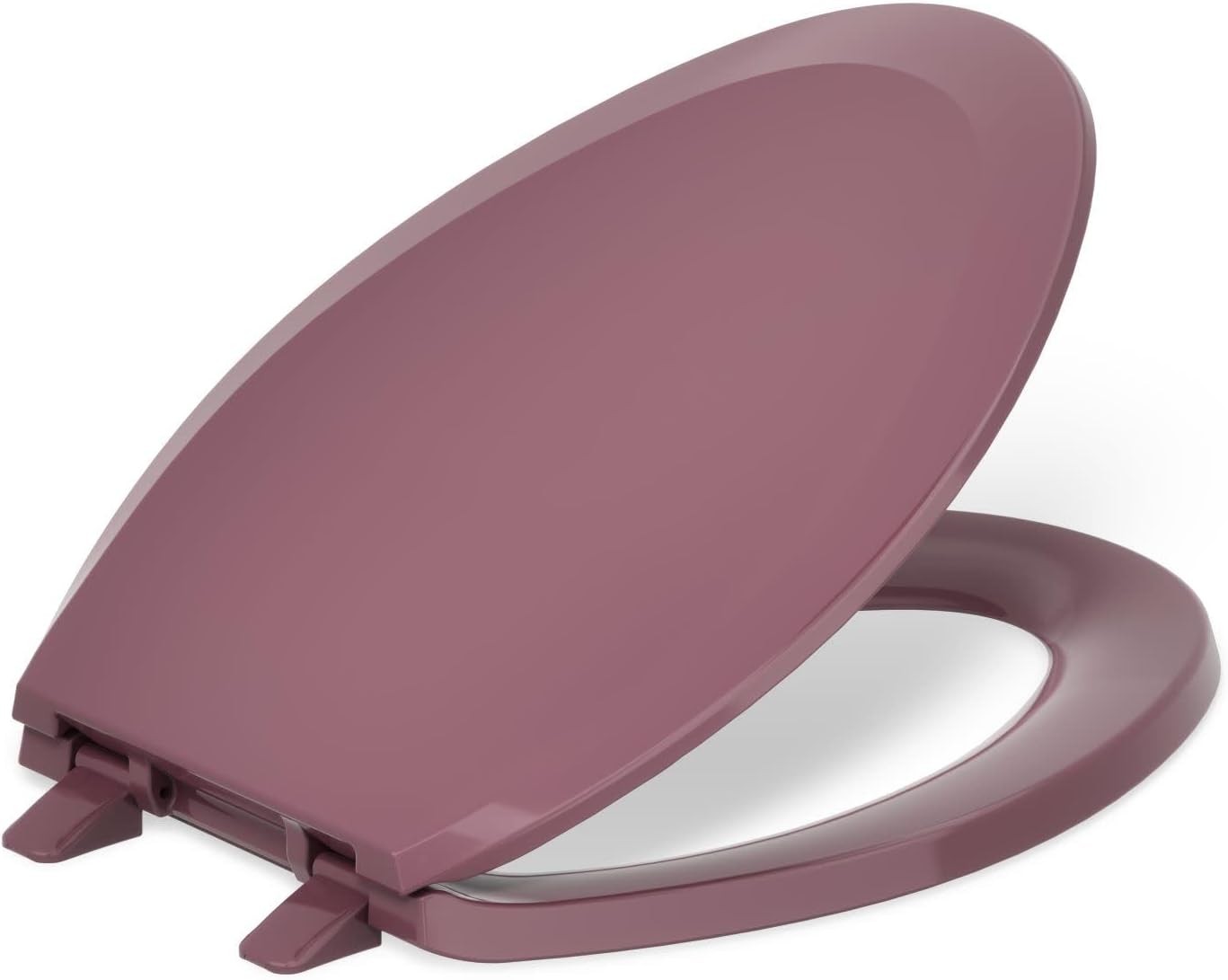 Kohler K-4652-53 Lustra Elongated Toilet Seat with Q2 Advantage, Raspberry Puree