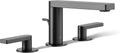 Kohler 73060-4-BL Composed® Widespread Bathroom Sink Faucet with Lever Handles, 1.2 gpm, Matte Black