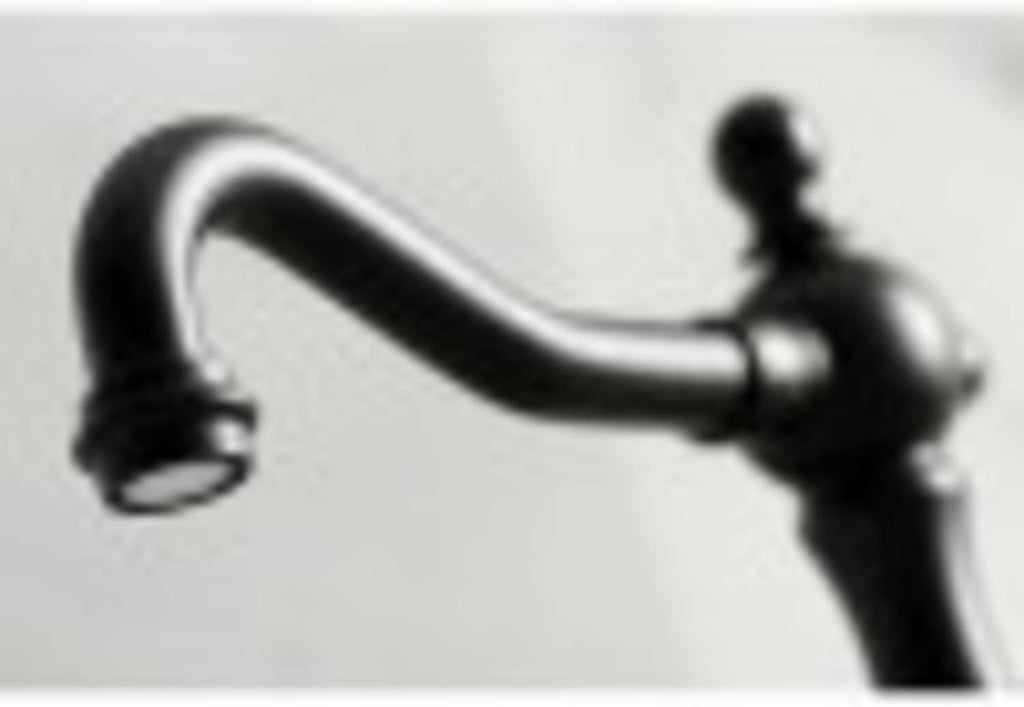 Kingston Brass KS1972AL Heritage Widespread Lavatory Faucet with Metal lever handle, Polished Brass,8-Inch Adjustable Center