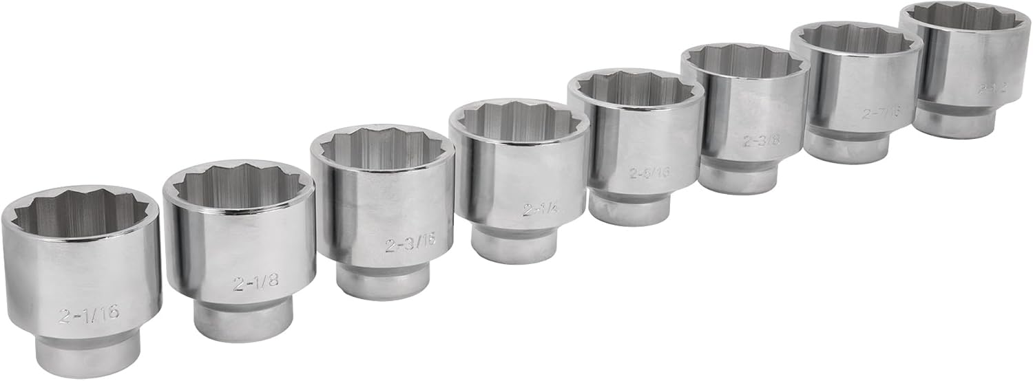 Performance Tool W1179 9-Piece 3/4-Inch Drive Jumbo Socket Set