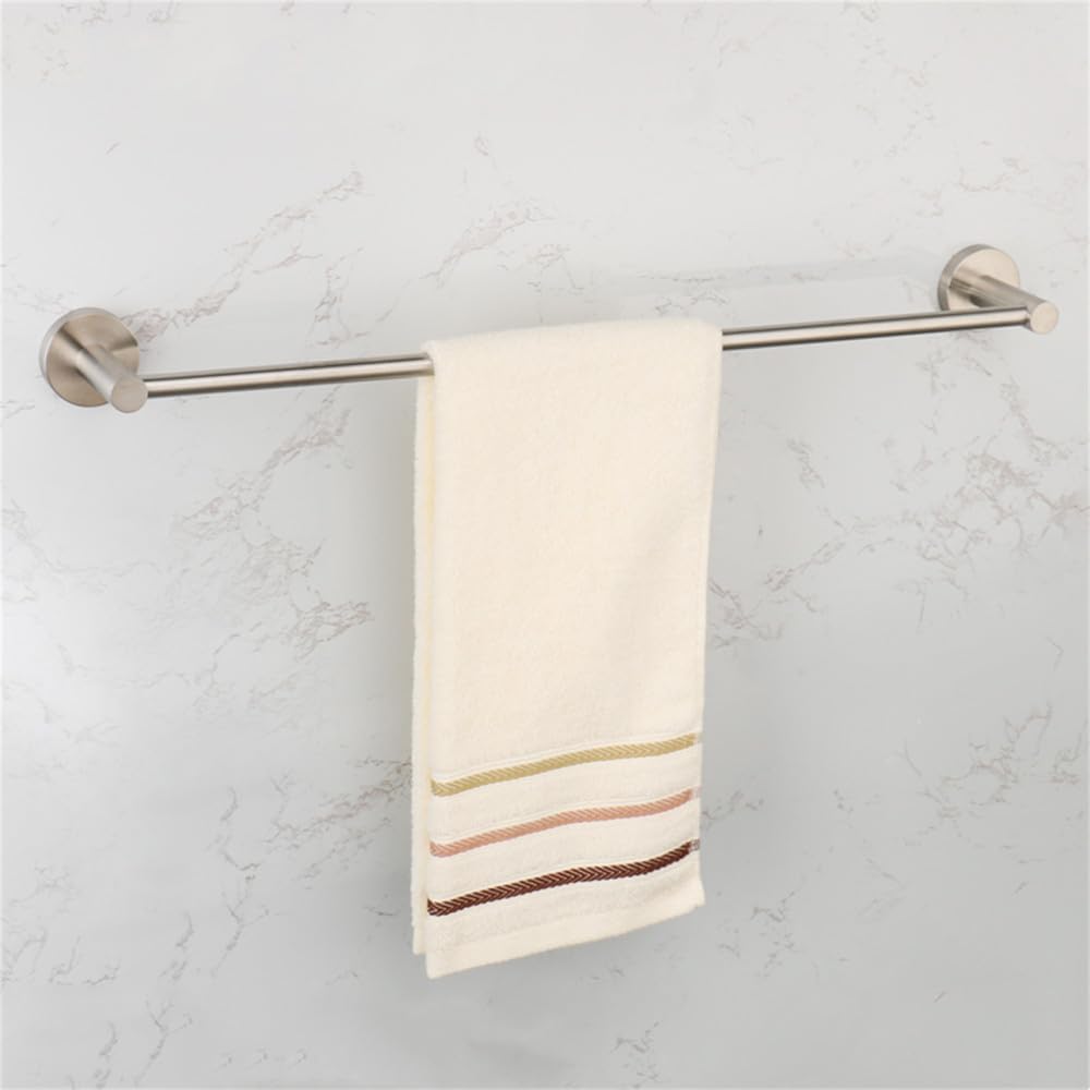 Towel Rack Bathroom Accessories, Brushed Nickel, Towel Rack, Hooks, Towel Holder, Shelf, Roll Paper Holder, Toilet Brush, Soap Dish, Glass Shelf, Double Hook