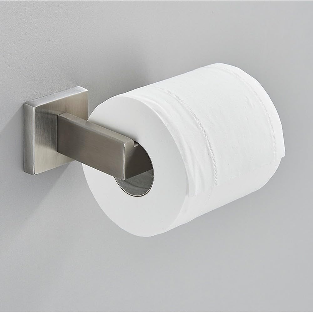 Stainless Steel Bathroom Accessories Set Brushed Nickel Towel Bar Robe Hook Toilet Paper Holder Ring Accessory,Toilet Paper Holder