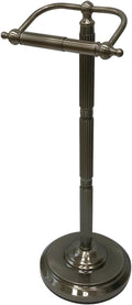 Kingston Brass CC2104 Georgian Freestanding Toilet Paper Holder, Black Stainless