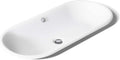 KOHLER K-20213-P5-0 Capsule Vessel/Drop-In/Under-Mount Bathroom Sink with Iron Gate painted Underside