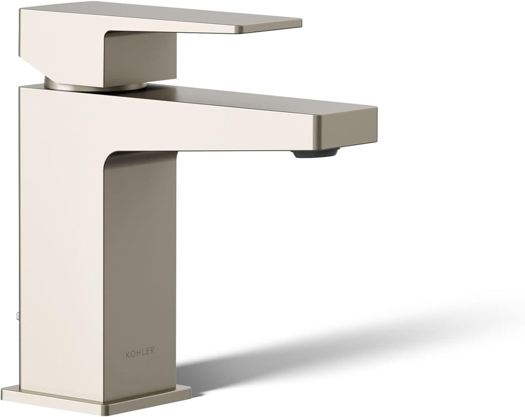 KOHLER K-37889-4-BN Honesty® Single-Handle Bathroom Sink Faucet, Bathroom Faucets, 1.2 GPM, Vibrant Brushed Nickel