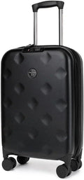 Carry On Luggage Expandable Foldable Lightweight Suitcase With 360 Silent Spinner Wheels Secure Lock Black Travel Bag Save Space M