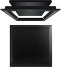 Black White Gray Metal Inspection Door, Classic Ceiling Access Panel with Screws, Customizable, Easy-to-Install Access Door(Black,12x24in/300x600mm)