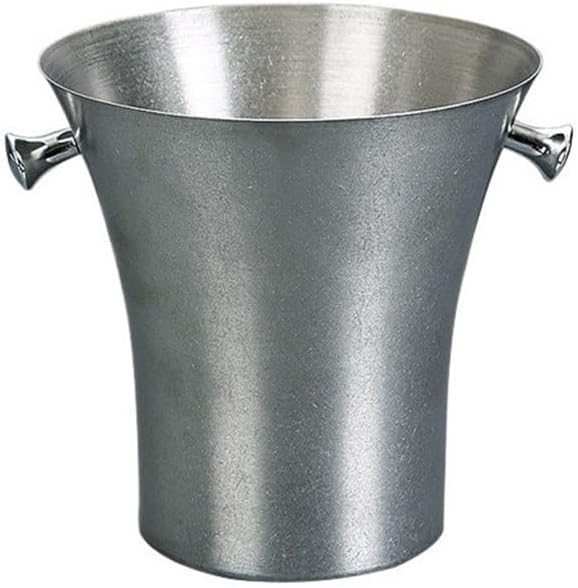 Home Stainless Steel Ice Bucket Party Champagne Wine Beer Bar(Silver)