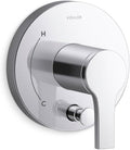 KOHLER T35325-4-CP, Elate Rite-Temp Valve Trim with Diverter, Polished Chrome, Sleek Bathroom Design, Long-Lasting Shine
