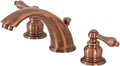 Kingston Brass KB976AL Victorian Widespread Bathroom Faucet, Antique Copper, 10 x 5.75 x 4.06