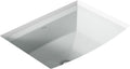 Kohler 2355-95 Archer® 20' rectangular undermount bathroom sink, Ice Grey