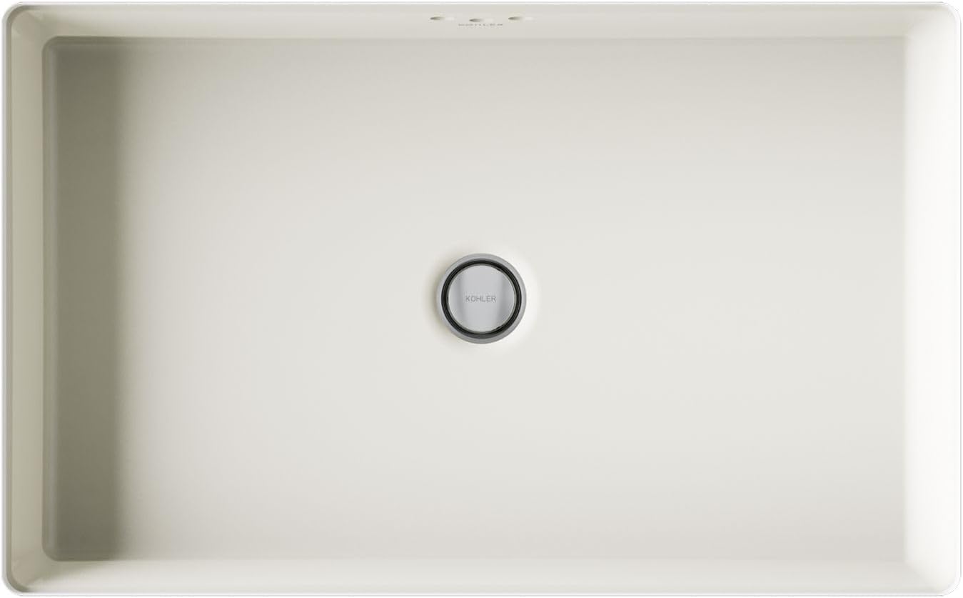 KOHLER K-2297-96 Kathryn Undercounter Bathroom Sink, Biscuit