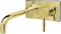 Kingston Brass KS8112DL Single-Handle Wall Mount Bathroom Faucet, Polished Brass