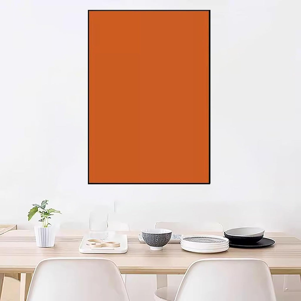Decorative Breaker Box Cover Hanging, Indoor Electric Meter Box Cover for Distribution Decoration, Plastic Art Junction Box Covers for Homeline(Orange,50x70cm(19 3/4x27 1/2'))
