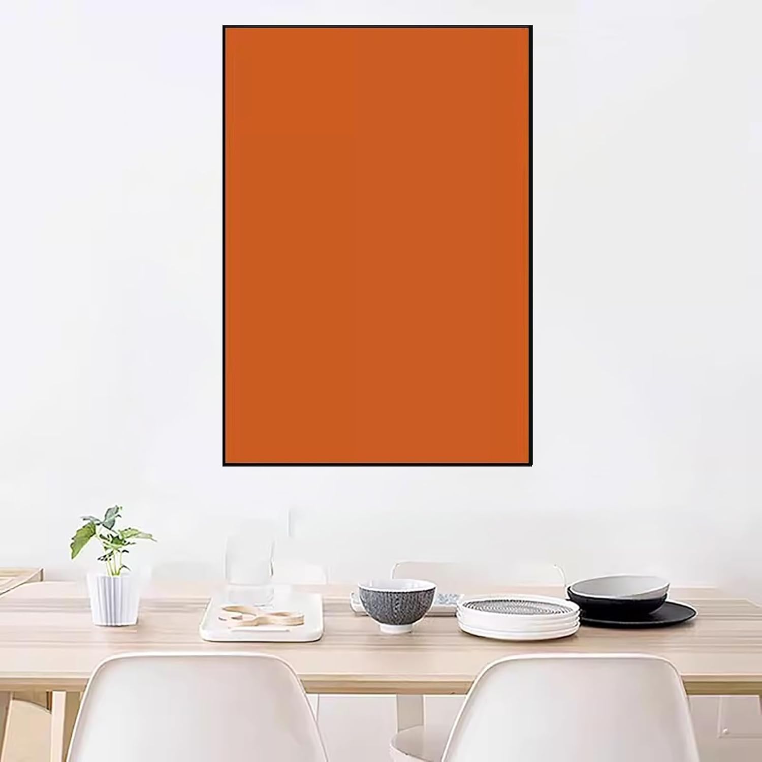 Decorative Breaker Box Cover Hanging, Indoor Electric Meter Box Cover for Distribution Decoration, Plastic Art Junction Box Covers for Homeline(Orange,50x70cm(19 3/4x27 1/2'))