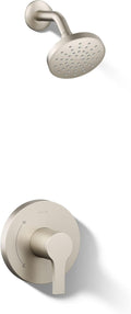 KOHLER TS35321-4Y-BN, Elate Rite-Temp Shower Trim with Single Function 2.5 GPM Showerhead, Vibrant Brushed Nickel, Relaxing Shower, Corrosion-Resistant