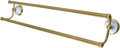 Kingston Brass BA1113BB Victorian Dual Towel-Bar, Brushed Brass 24 x 5.81 x 3.88