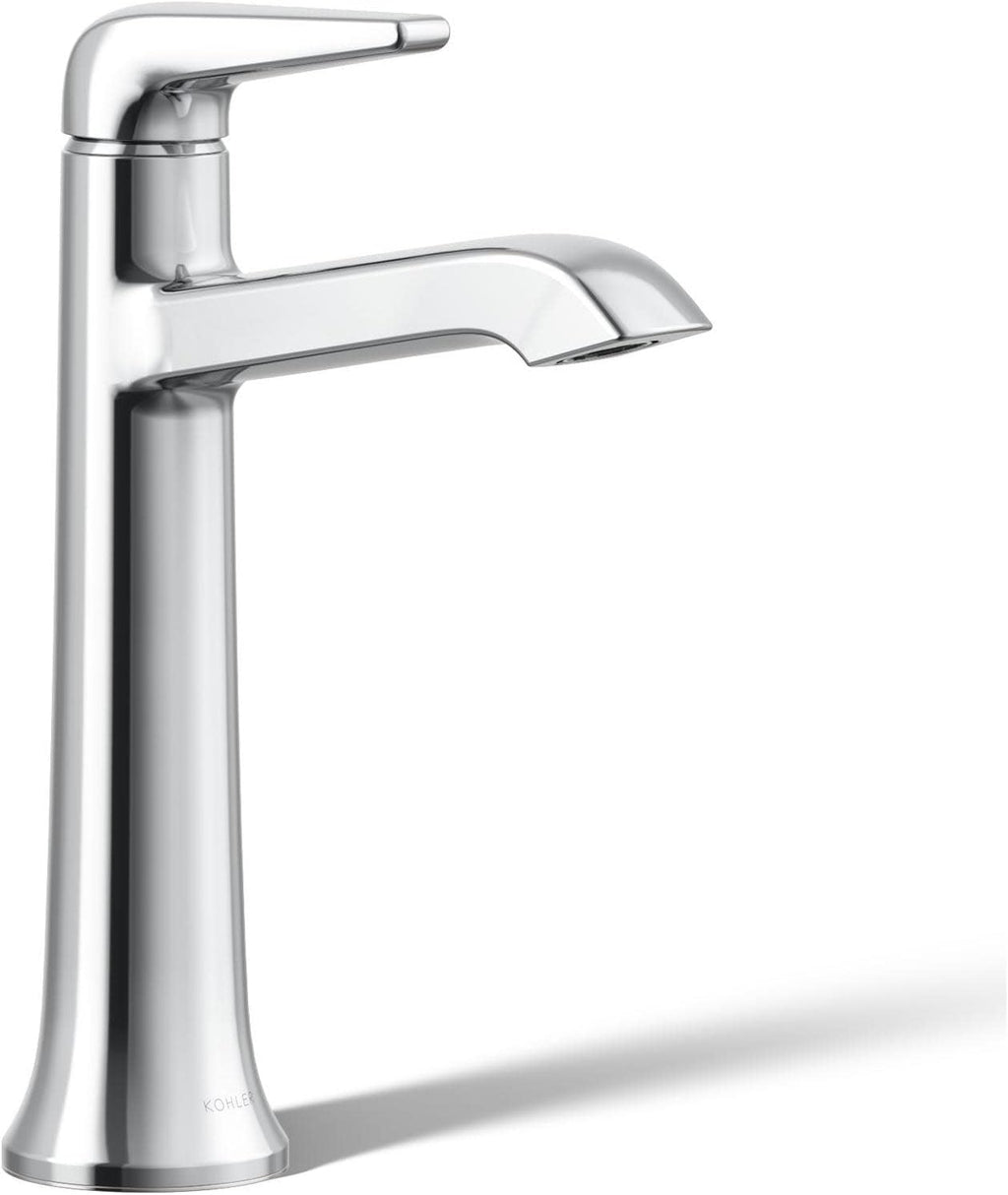 Kohler K-22023-4-CP Polished Chrome Deck Mount Bathroom Sink Faucet