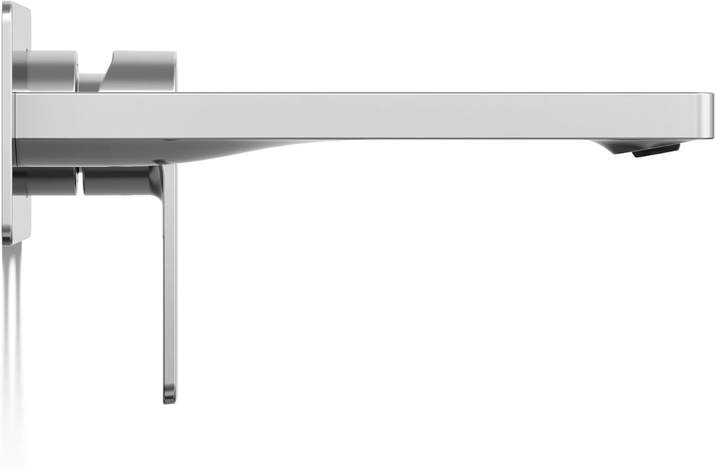 Kohler 22567-4-CP Parallel® Wall-Mount Single-Handle Bathroom Sink Faucet, 1.2 gpm, Polished Chrome