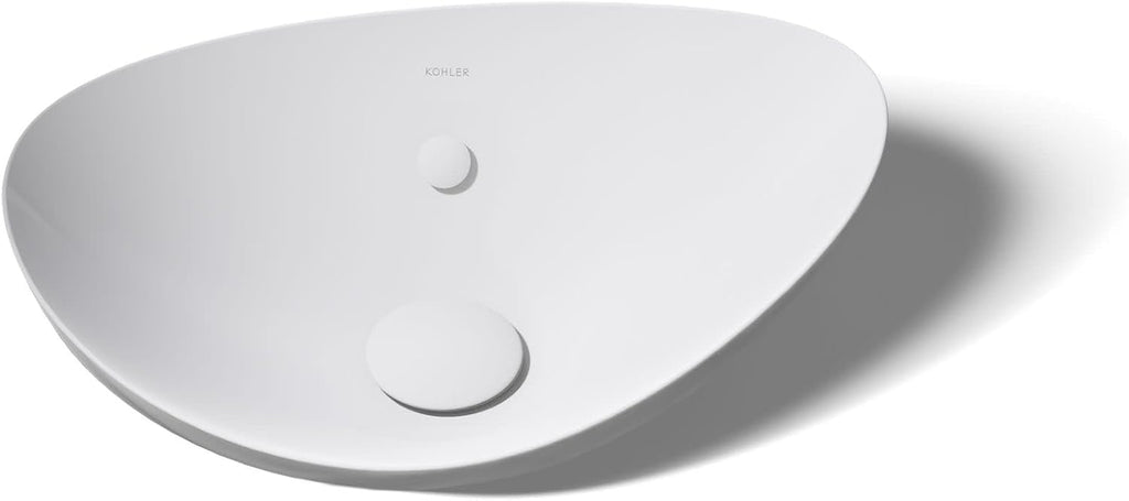 Kohler 20704-0 Veil™ 21' oval vessel bathroom sink, White