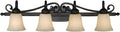 Golden Lighting Belle Meade 4-Light Vanity in Rubbed Bronze