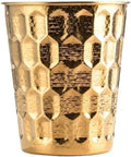 Ice Bucket, Hammered Stainless Steel Ice Bucket Home Party Ice Wine Bucket Champagne Bucket Ice Cube Bucket Decoration Bucket Ice Buckets for Parties(Gold)