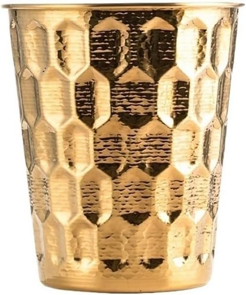 Iice Bucket, Hammered Stainless Steel Ice Bucket Home Party Ice Wine Bucket Champagne Bucket Ice Cube Bucket Decoration Bucket,Ice Bucket for Parties(Gold)