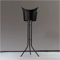 Portable Ice Bucket with Stand Stainless Steel Floor Wine Bar Vertical Cooler for Indoor and Outdoor Party