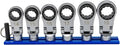 VIM 6 PC. 12PT Nano Flex Offset RATCHETING Attachment Set - 3/8' Drive (14-19MM)