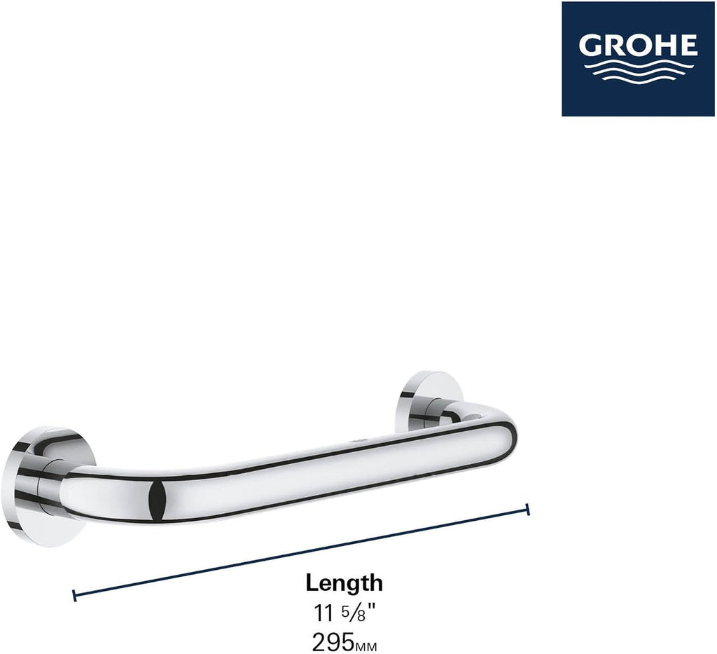 GROHE 40421GN1 Essentials Grab Bar, 12-Inch, Brushed Gold