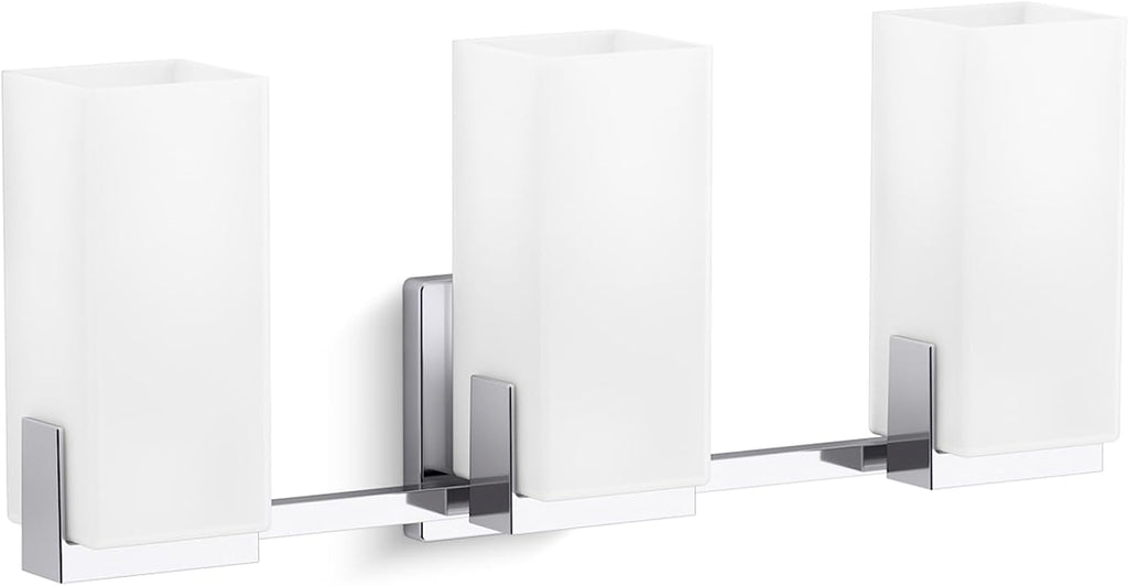 Kohler 3-Light Sconce - Matte Black Honesty Collection
