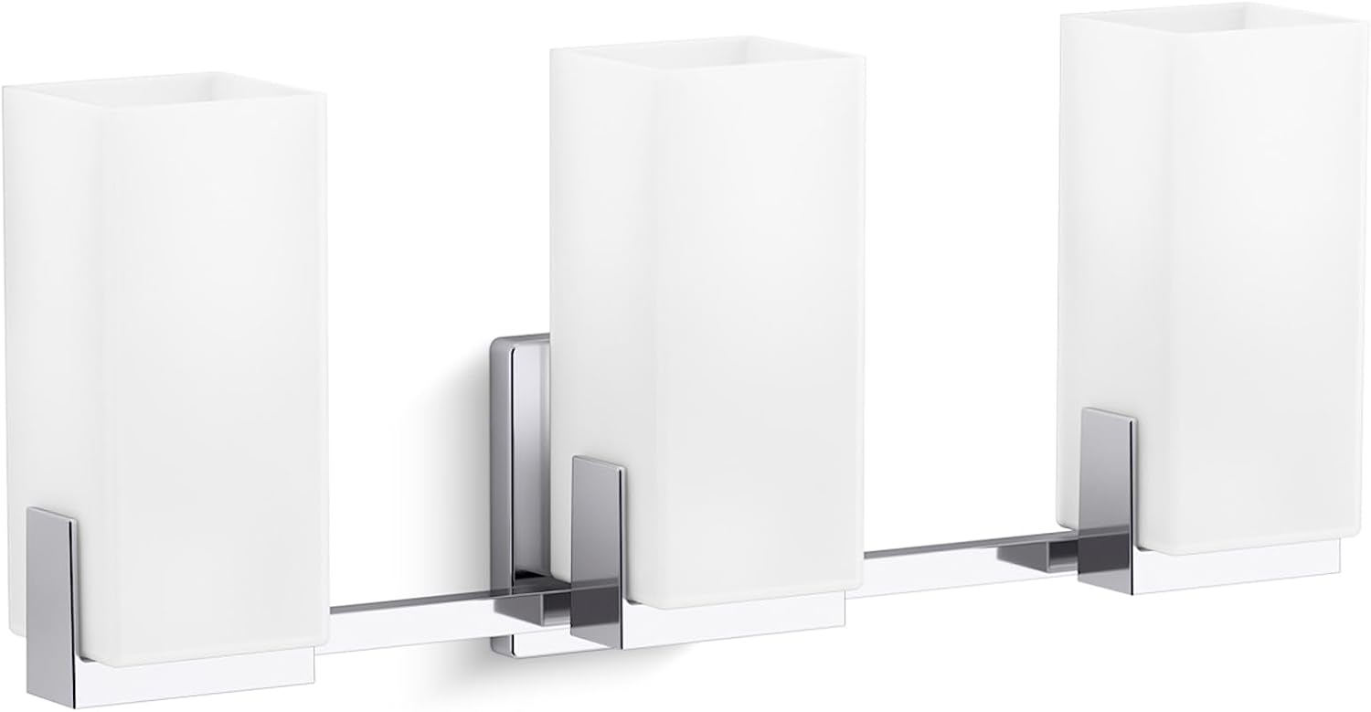 Kohler 3-Light Sconce - Matte Black Honesty Collection