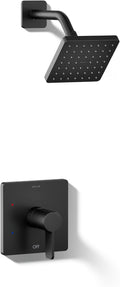 KOHLER TS23503-4G-BL Parallel Rite-Temp Shower Trim Kit with Lever Handle, Shower Head and Trim Set, 1.75 GPM, Matte Black