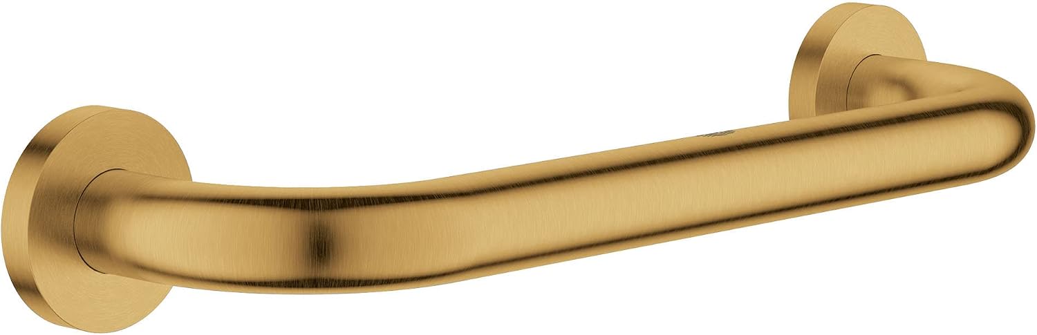 GROHE 40421GN1 Essentials Grab Bar, 12-Inch, Brushed Gold