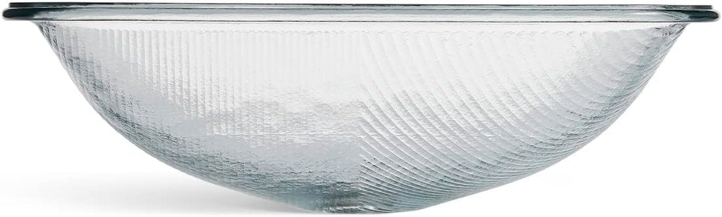 KOHLER K-28823-B11 ARTIST EDITIONS Yepsen Collection Glass Undermount Bathroom Sink 17'' x 13''Rectangle Basin Ice